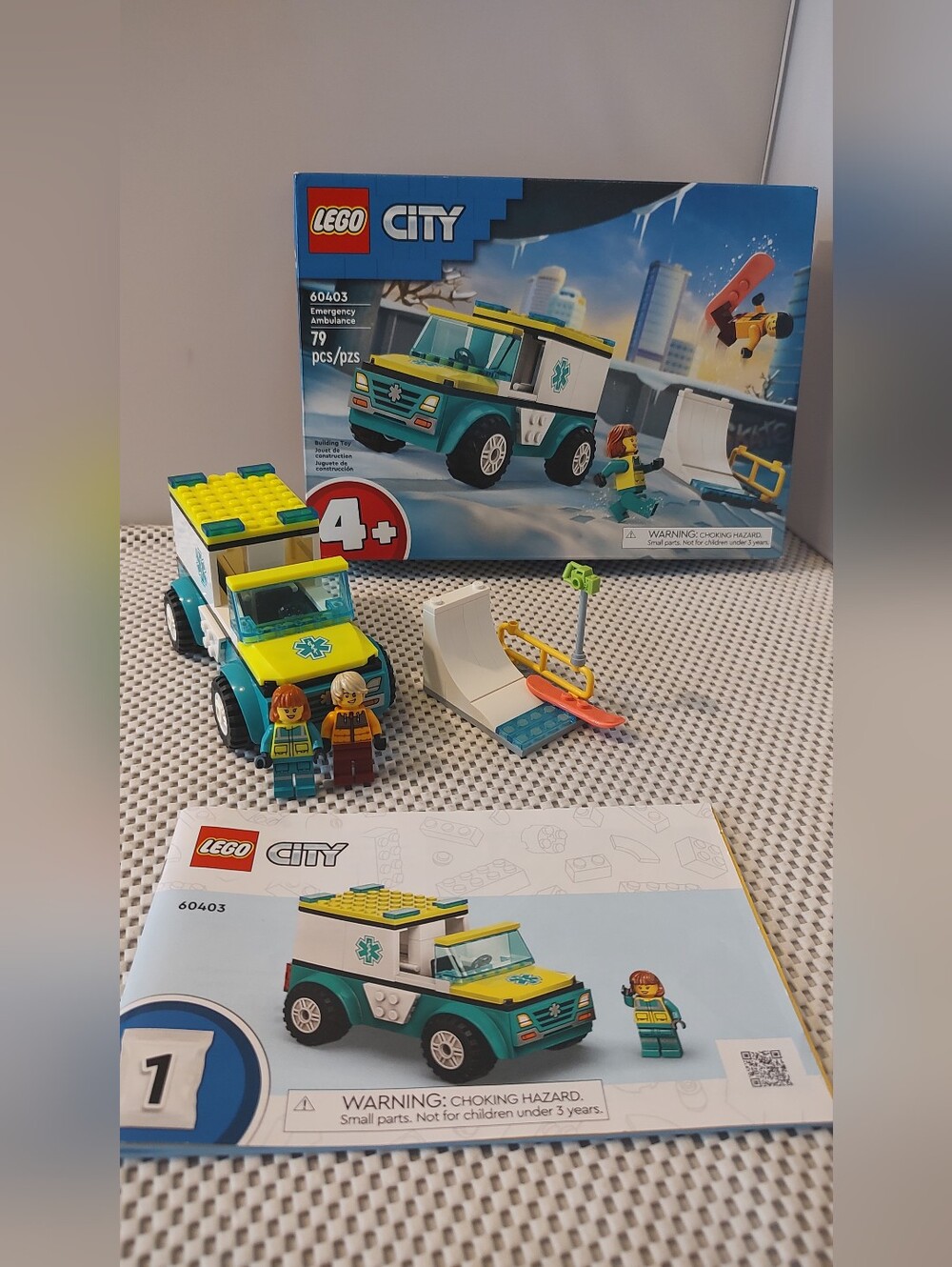 Lego City 60403 Emergency Ambulance Gently Used Building Toy Set